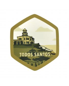 Calcomania Sticker Pueblo Mágico Todos Santos, Baja California Sur