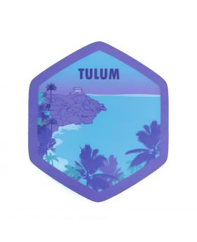 Calcomania Sticker Pueblo Mágico Tulum, Quintana Roo