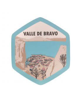 Calcomania Sticker Pueblo Mágico Valle de Bravo, Estado de México