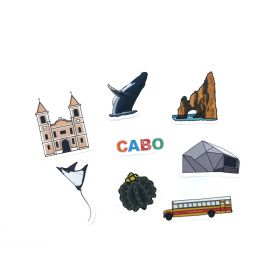 Los Cabos, BCS - Pack De 8 Calcomanías - Cabo San Lucas - San José del Cabo